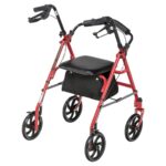 Durable 4 Wheel Rollator with 7.5" Casters - Image 13