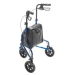 Deluxe 3 Wheel Aluminum Rollator, 7.5" Casters - Image 2