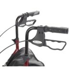 Deluxe 3 Wheel Aluminum Rollator, 7.5" Casters - Image 9