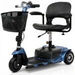 3 Wheel Mobility Scooter - Electric Long Range Powered Wheelchair