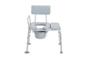 Combination Padded Transfer Bench/Commode