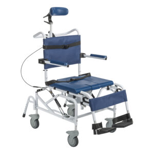 Tilt and Recline Shower Commode Chair