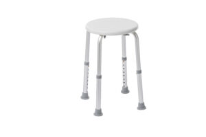 Shower Stool - Adjustable Height, White - RTL12004KD
