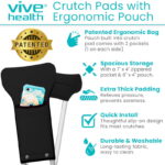 Crutch Pads with Ergonomic Pouch - Image 2