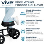 Foam Knee Walker Pad with Comfort Gel - Image 2
