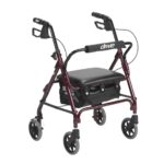 Aluminum Junior Rollator, 6" Casters - Image 2