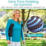 Crutch Pads with Ergonomic Pouch - Image 3