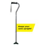 Hugo Ergonomic Offset Handle Cane with QuadPod Cane Tip - Image 9