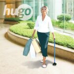 Hugo Ergonomic Offset Handle Cane with QuadPod Cane Tip - Image 15