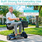 3 Wheel Mobility Scooter - Electric Long Range Powered Wheelchair - Image 9