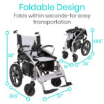 Compact Power Wheelchair - Foldable Long Range Transport Aid - Image 6