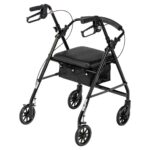 Aluminum Rollator, 6" Casters - Image 4