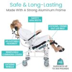 Reclining Shower Commode Transport Chair - Image 7