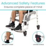 Shower Commode Transport Chair - Image 6