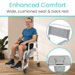Shower Commode Transport Chair - Image 7